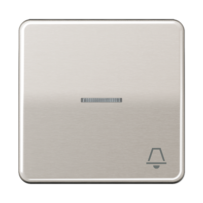 Клавиша с окошком и символом "звонок" для выключателей с подсветкой; платина, CD590KO5KPT