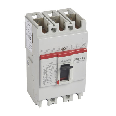 Legrand DRX125 термомагнитный 20A 3П 10KA, 027001