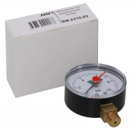 Манометр радиальный MVI, до 10 бар, D63 мм, с нижним подключением G1/4, RM.6310.03