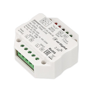 Диммер SMART-D5-DIM-IN (230V, 1A, TRIAC, 2.4G) (Arlight, IP20 Пластик, 5 лет), 025038