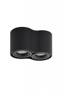 Denkirs DK2002-BK Светильник накладной IP 20, 50 Вт, GU10, черный, алюминий