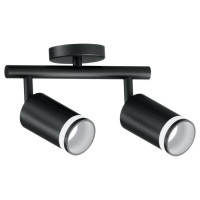 Cветильник настенно-потолочный под лампу GU10, черный ML232 LUNA, Feron 41489