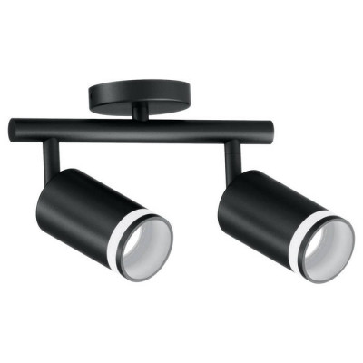 Cветильник настенно-потолочный под лампу GU10, черный ML232 LUNA, Feron 41489