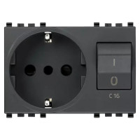 Vimar Розетка P30 взаимоблокируемая C16, 20276
