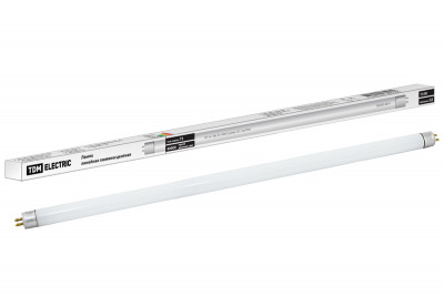 Лампа люминесцентная линейная двухцокольная ЛЛ-16/13 Вт, T5/G5, 4000 К, длина 531,14мм TDM Electric, SQ0355-0019