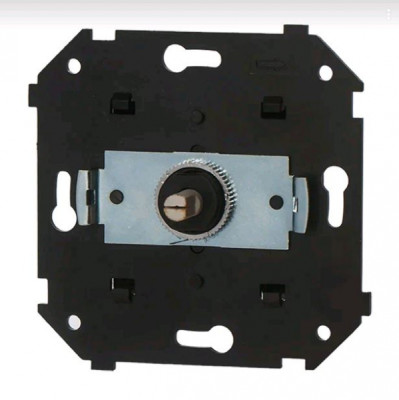 BIRONI Шедель Бриз Пластик Белый матовый Выключатель 1-кл проходной (скрытый монтаж), B3-201-**