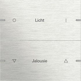 5032219 Gira Клавиша 2-ная  для сенс.  выкл.Gira 4 KNX, ГРАВИРОВКА