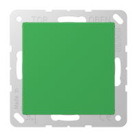 Крышка без отверстий; зеленый, A594-0GN Крышка без отверстий; зеленый, A594-0GN