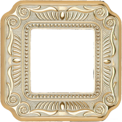 FD01361OP Fede Firenze Рамка 1-ная, Gold White Patina
