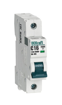 DEKraft Автоматический выключатель ВА105-1P-016A-C