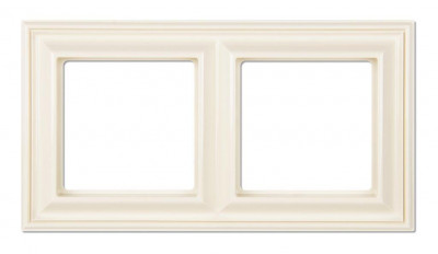 Рамка 2-поста; термопласт; слоновая кость; Eco Deco, EPD482