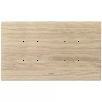 Vimar Накладка EIKON EVO для 5 модулей британского стандарта, белёный дуб ( мин. 20 шт.), 21667.32