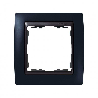 Simon S82 Рамка 1-ная, графит - графит, 82812-32