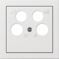 0259112 Gira Панель 50*50 мм для 4 канальной антенной розетки 400/EAS/DC (Ankaro)