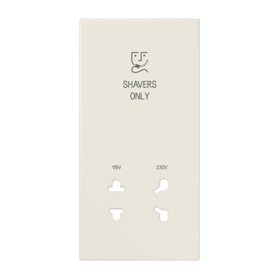 накладка бритвенной розетки слоновая кость, SOLS7522PL