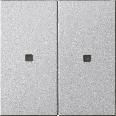 536926 Gira Клавиша двойн., без надписи с контрольным окошком