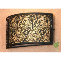 LUSSOLE VETERE Бра, цвет основания - черный, плафон - металл/полимер (цвет - черный), 1x6W E14, GRLSF-2371-01