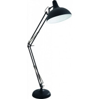 Arte Lamp GOLIATH, Торшер, цвет арматуры - черный, цвет плафона/декора - ЧЕРНЫЙ, 1х60W E27, A2487PN-1BK