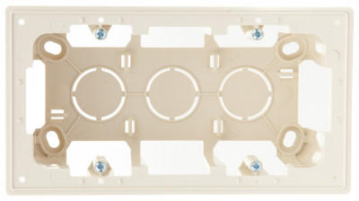 Simon Монтаж короб для накл монт на 2 модуля, сл кость, 2400752-031