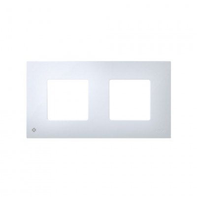 Simon Рамка-декор на 2 поста для 2700620-03., S27Pl, антибактериальная, белый, 2700627-060
