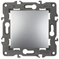 ЭРА 14-1108-03 Elegance Алюминий Переключатель промеж. 1-кл