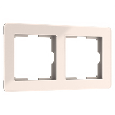 Werkel W0022743/ Рамка на 2 поста Acrylic (айвори), a060538