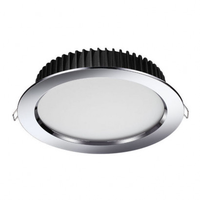 Novotech 358305 SPOT NT19 222 хром Встраиваемый св-к (драйвер в комплект не входит) IP44 LED3000K 20W DRUM