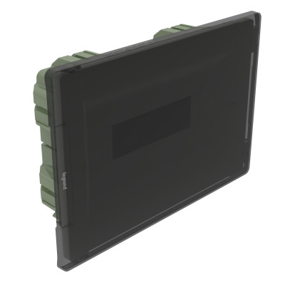 Legrand Practibox3 встраиваемый прозрачная дверь 1х12м земля+нейтраль, 401752