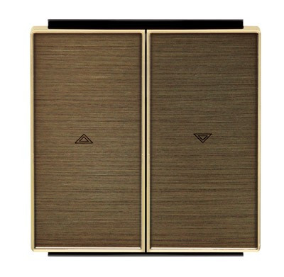 8544 OE - Клавиша для механизма выключателя жалюзи 8144 и 8144.1, серия SKY, цвет античная латунь - 2CLA854400A1201