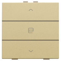 Niko Home Control Золото Кнопка управления двигателем, 221-51033