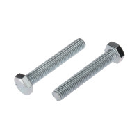 Болт шестигранный DIN 933, 8,0х50мм, короб (20 шт/уп) KRANZ, KR-01-3512-030