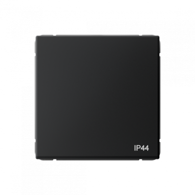 GAL441061S - ARTGALLERY 1-клавишный ПЕРЕКЛЮЧАТЕЛЬ IP44, 10АХ,  механизм, быстрозажим. клем., КАРБОН, Systeme Electric