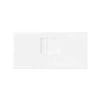 Simon 10000005-230 Накладка розетки RJ45 цвета белый матовый S100