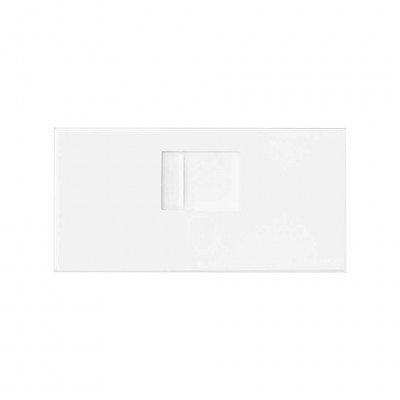 Simon 10000005-230 Накладка розетки RJ45 цвета белый матовый S100