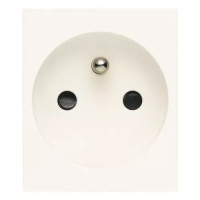Vimar Розетка SICURY 2P+T французский стандарт белая, 30212.B
