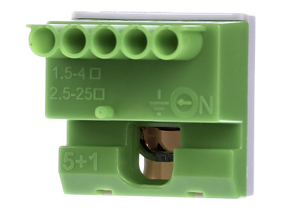 ZK51G - Клеммник самозажимной PE 5x4+1x25мм ZK51G