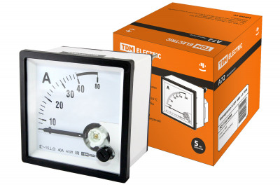 Амперметр А72П  40А-1.5 TDM Electric, SQ1102-0080