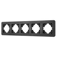 049735 - Рамка алюминиевая FRM-AKIRY-AL-5-BK (Arlight, -)