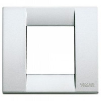 Vimar Накладка для 1-2 модулей металл металлик серебрянный, 17092.21 Vimar Накладка для 1-2 модулей металл металлик серебрянный, 17092.21