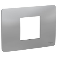 NU210230 - UNICA MODULAR РАМКА 2-модульная, АЛЮМИНИЙ