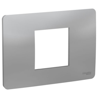 NU210230 - UNICA MODULAR РАМКА 2-модульная, АЛЮМИНИЙ