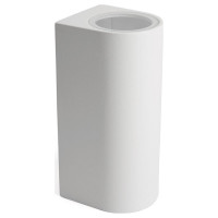 Светильник садово-парковый, 230V 2*GU10, DH015, белый (на стену), Feron 48340