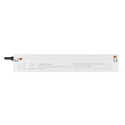 Блок питания ARV-SP-48250-MAG-ORIENT-PFC-WH (48V, 5.21A, 250W) (Arlight, IP20 Пластик, 5 лет), 036702