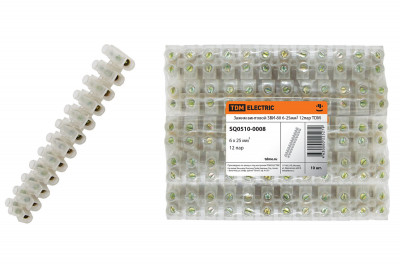 Зажим винтовой ЗВИ-80 6-25мм2 12пар TDM Electric, SQ0510-0008