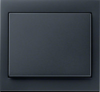 Berker Выключатель 1-клавишный, матовый антрацит, серия K.1