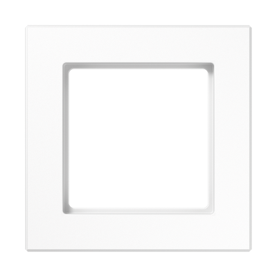 Рамка для вертикальной и горизонтальной установки, 1 пост; дюропласт; белый; A CREATION, AC581WW