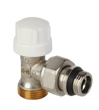 Клапан термостатический угловой с кольцом MVI 1/2" с выходом под евроконус, TR.315.04