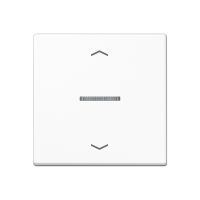 Клавиша для KNX кнопки, 1 группа, с окошком, символы стрелки; дюропласт; белый, A101KO5PWW Клавиша для KNX кнопки, 1 группа, с окошком, символы стрелки; дюропласт; белый, A101KO5PWW