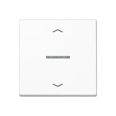 Клавиша для KNX кнопки, 1 группа, с окошком, символы стрелки; дюропласт; белый, A101KO5PWW