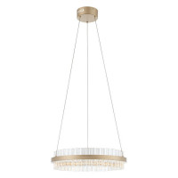 ST LUCE SL383.203.01 Светильник подвесной ST-Luce Золотистый/Золотистый, Прозрачный LED 1*34W 3000K